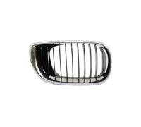 Grille de calandre avant droite chromée et noire compatible avec BMW Serie 3 E46 phase 2 2001-2005