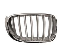 Grille de calandre avant droite contour chromé et lames chromées BMW X3 2 F25 phase 2 2014-2017 - 51137367422
