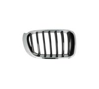Grille de calandre avant droite contour chromé et lames noire compatible avec BMW X3 2 F25 phase 2 2014-2017