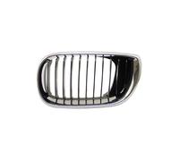 Grille de calandre avant gauche chromée et noire BMW Serie 3 E46 phase 2 2001-2005 - 51137030545