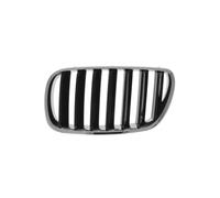 Grille de calandre avant gauche chromée et noire BMW X3 1 E83 phase 2 2006-2010 - 51113420087