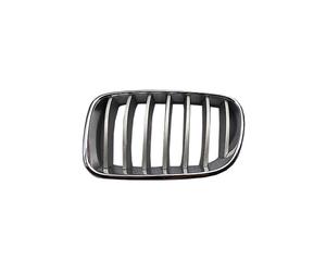 Grille de calandre avant gauche contour chromé/lames gris titanium BMW X3 2 F25 phase 1 2010-2014 - 51117237421