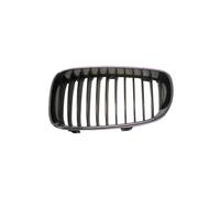 Grille de calandre avant gauche lames noires contour chromé BMW Série 1 E81-E87-E82-E88 2007-2012 - 51137166439