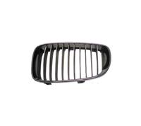 Grille de calandre avant gauche lames noires et chromées contour chromé BMW Série 1 E81-E87-E82-E88 2007-2012 - 51137179655