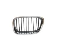 Grille de calandre avant gauche noire avec contour chromé BMW Série 5 E39 phase 2 2000-2003 - 51137005837