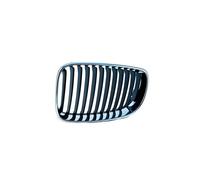 Grille de calandre avant gauche ouverte noire et chromée BMW Serie 1 E87 phase 1 2004-2006 - 51137077129