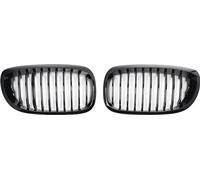 Grille de calandre avant noire brillante, remplacement direct, matériau ABS de haute qualité, 1 paire