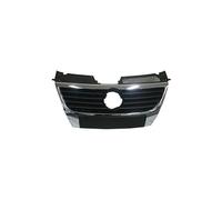 Grille de calandre avant noire et chromée 150mm compatible avec Volkswagen Passat B6 2005-2010