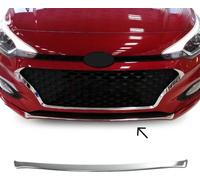 Grille de calandre Barre de calandre pour Hyundai i20 2018-2021 Acier inoxydable Chrome
