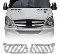 Grille de calandre Barre de calandre pour Mercedes Sprinter W906 2006-2017 Chrome ABS