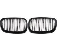 Grille de calandre BMW, finition noire brillante, construction ABS durable, noir brillant