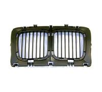 Grille de calandre centrale largeur 37cm en plastique noir pour BMW Série 5 E34 Berline et Touring phase 1 (-03/1994) - version étroite