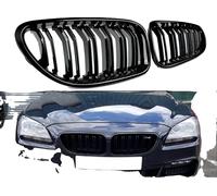 Grille de calandre compatible BMW, style Twin-Slat M6, finition noire brillante, remplacement direct