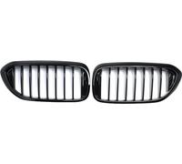 Grille de calandre, couleur noir brillant, parfaitement adaptée à la BMW Série 5 2017-2020, Noir brillant