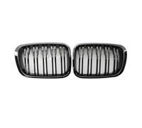 Grille De Calandre De Pare-chocs Avant De Voiture Grilles De Course Noires Brillantes Pour BMW Pour Série 3 E46 4 Portes 4D 4DR 1998-2001 Grille de Devant