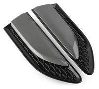 grille de calandre de voiture Calandre de pare-chocs pour avant pour Land pour Rover pour Discovery pour Sport 2015 2016 2017 2018 2019 2020 2021(Gris)