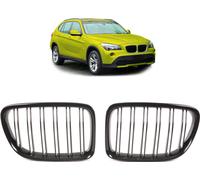 Grille de calandre double barrette Noir brillant pour BMW X1 E84 à partir de 09-15 aussi M