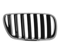 Grille de calandre droite noire pourtour chromé pour BMW X3 E83 LCI (02/2006-08/2010)
