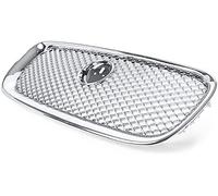 Grille de calandre en Maille pour Pare-Chocs Avant de Voiture pour Jaguar XF XFR 2012 2013 2014 2015,Calandres Grilles à Reins Avant Double Pont,B-Silver