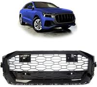 Grille de calandre en nid d'abeille Sport noir brillant convient à Audi Q8 4M sauf RSQ8