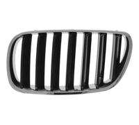 Grille de calandre gauche noire pourtour chromé pour BMW X3 E83 LCI (02/2006-08/2010)