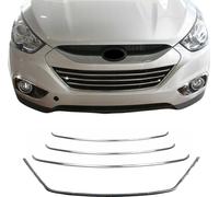 Grille de calandre Moulures de calandre pour Hyundai ix35 2010-2015 Acier inoxydable Argent 4x