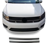 Grille de calandre Moulures de calandre pour VW Caddy 2015-2020 fibre de carbone noir 2pcs