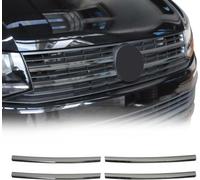 OMAC Moulure de Grille de Calandre Compatible avec VW T6 Transporter 2015-2023, Garniture Baguette de Calandre en Acier Inoxydable Argent Foncé