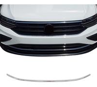 OMAC Garniture de Diffuseur Pare-Chocs Avant Compatible avec VW Tiguan 2020-2023, Garniture Baguette de Calandre en Acier Inoxydable Argent