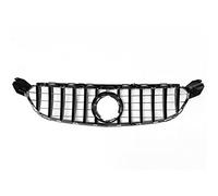 Grille De Calandre Noire Uniquement Kit Maille Capot Style GT sans Caméra pour Benz W205 C63 C63S AMG 2019-2021