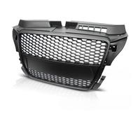 Grille de calandre pour Audi A3 8P de 04/2008 a 07/2012 look Sport Noir mat-27318040