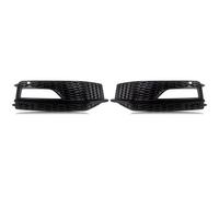 "Grille de calandre - Pour Audi A4 B5 S-Line/S4 2012-2015 - Accessoires Auto - Cache-grille de phares antibrouillard - Entièrement noir - ABS "