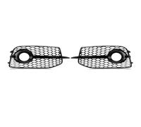 " /Grille de calandre - Pour Audi Q3 S-Line 2011-2015 - Accessoires Auto - Grille de phares antibrouillard - Grille en nid d'abeille - Cache "