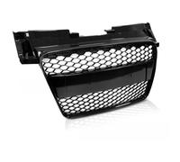 Grille de calandre pour Audi TT 8J de 2006 a 2014 Look Sport Noir brillant-38601489