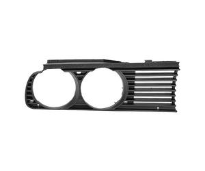 Grille de calandre pourtour de phare droit pour BMW Série 3 E30 phase 1 et 2 (12/1981-02/1994) - côté passager