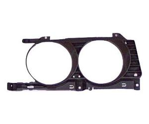 Grille de calandre pourtour de phare droit pour BMW Série 5 E34 Berline Touring V8 phase 1 (-03/1994) et phase 2 (04/1994-) - version large