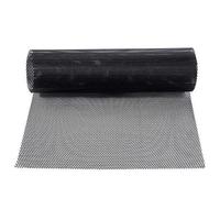 Grille de calandre universelle en alliage d'aluminium for pare-choc avant de voiture, panneau central en nid d'abeille(10 x 20mm)