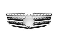 Grille de calandre voiture Pour Benz LK X204 2008-2012 GLK280 GLK300 GLK350 Grilles Supérieures Avant Style Diamant Noir Brillant Grilles avant en maille(FCL3-Chrome Silver)