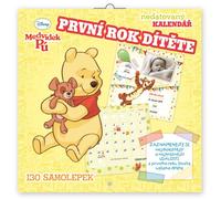 Grille de calendrier Winnie l'ourson - La première année de bébé, sans date, 30 x 30 cm Baagl