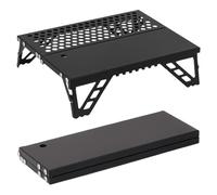 Grille de camping, grille pliante en d'aluminium pour feu - équipement de cuisine en plein air pour jardin, terrasse, pique-nique, fête, barbecue en plein air