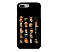 Grille de Camping pour Chiens - pour Les Amoureux des Chiens - Camping et randonnée Coque pour iPhone 7 Plus/8 Plus
