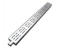 Grille de canal de drainage, couvercle de drainage d'eau amovible en acier inoxydable, conception anti-colmatage for un débit d'eau efficace(10x3x100cm)