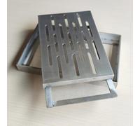 Grille de caniveau Durable en Acier Inoxydable avec Filtre intégré - Résistante à la Rouille, idéale pour Le Drainage des terrasses et Jardins intérieurs et extérieurs, et assurant Une évacu