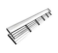 Grille de caniveau en Acier Inoxydable, Grille de Drainage linéaire extérieure, Grille de Sol Extra-Plate pour Trottoir, Jardin, allée et terrasse, kit de caniveau Amovible (1)