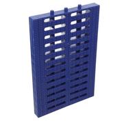 Grille de Caniveau en Plastique Bleue, Installation Facile, Étanche | Contrôle de L’eau, Faible Entretien, Usage Intérieur et Extérieur, Format 20x30,5x2,4cm