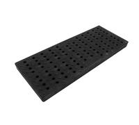 Grille de Caniveau en Plastique Noir à Structure Grille Haute Densité | Usage Domestique et Salle de Bain, Nettoyage Facile, Entretien Simple, Limite L’entrée des Petits Objets