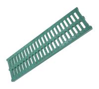 Grille de Caniveau Verte en Plastique Composite, Entretien Facile | Drainage Canal et Ruissellement, Installation Rapide, Usage Commercial et Allées de Jardin, Légère