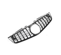grille de capot Compatible Avec Benz Pour Classe SL R230 2010 2011 2012 Barre Verticale Calandre Avant Maille ABS Remplacement Mise À Niveau Aspect Noir Brillant
