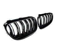 grille de capot Compatible Avec BMW Pour Série 3 E92 2010 2011 2012 2013 Calandre Noire Brillante Calandre À Double Barre Paire OEM: 51137254969 51137254970