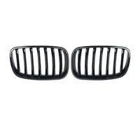grille de capot Compatible Avec BMW Pour X6 E71 2007-2014 X6 M E71 2009-2014 Paire De Calandre De Capot Avant Noir Brillant OEM: 51137157687